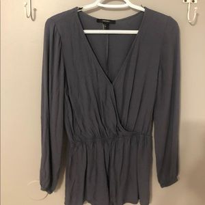 longe sleeve romper